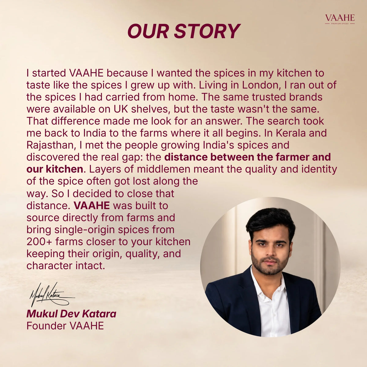 VAAHE STORY