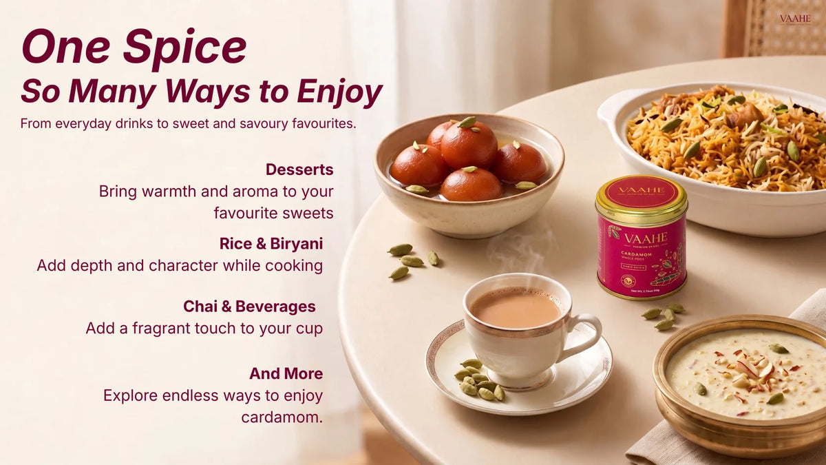 Premium Whole Green Cardamom Uses
